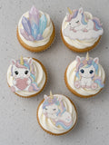 Ätbara unicorn-toppers ca 5-6 cm