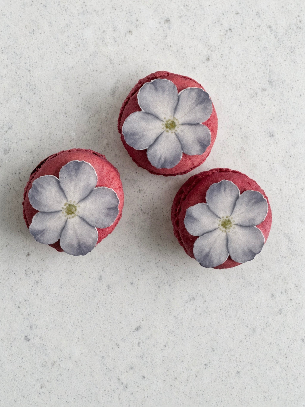 Ätbara blom-toppers ca 3 cm